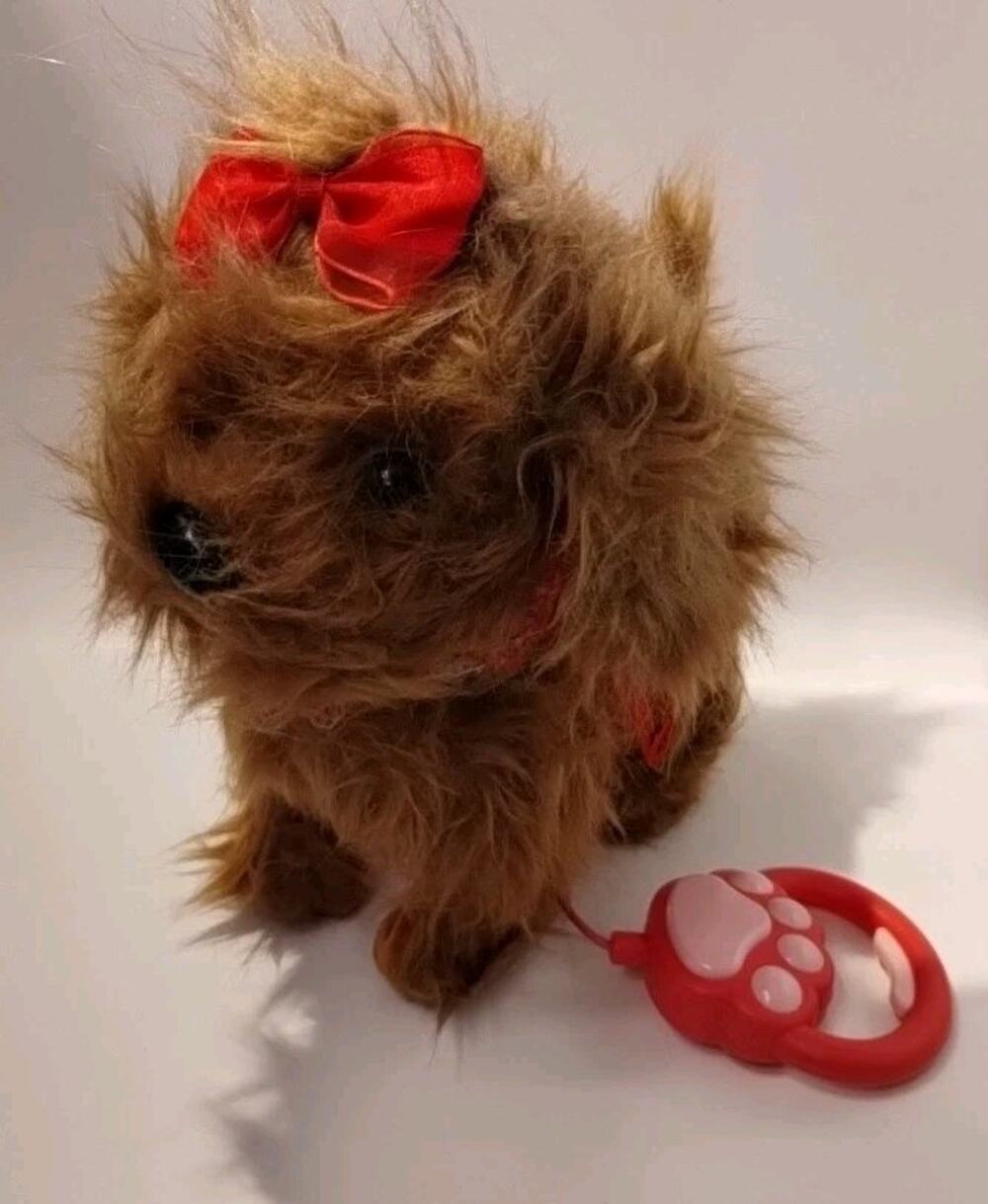 Interactive Puppy Dog Sings Walks Barks Lick Repeats Voice 10" Plush Toy - Works